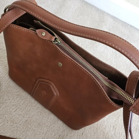 Liebeskind Brown Leather Crossbody Bag